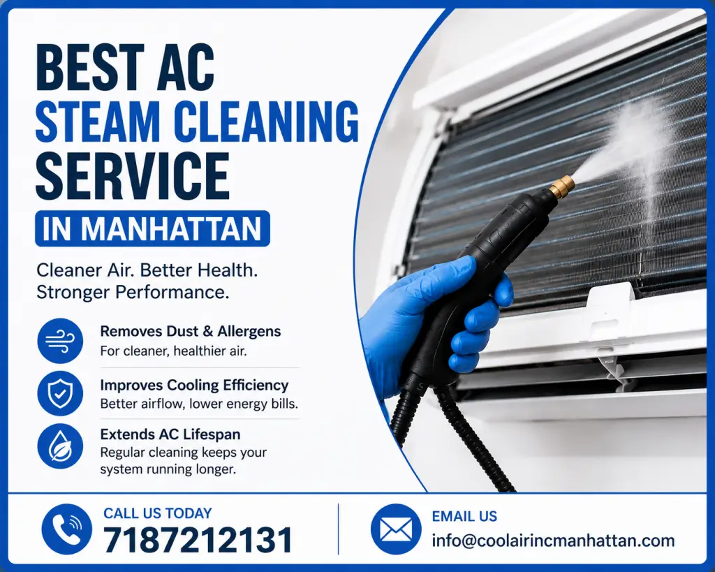 Best AC steam cleaning service in Manhattan
