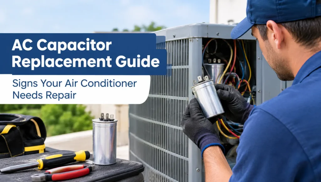 AC Capacitor Replacement : Signs Your Air Conditioner Needs a New Capacitor