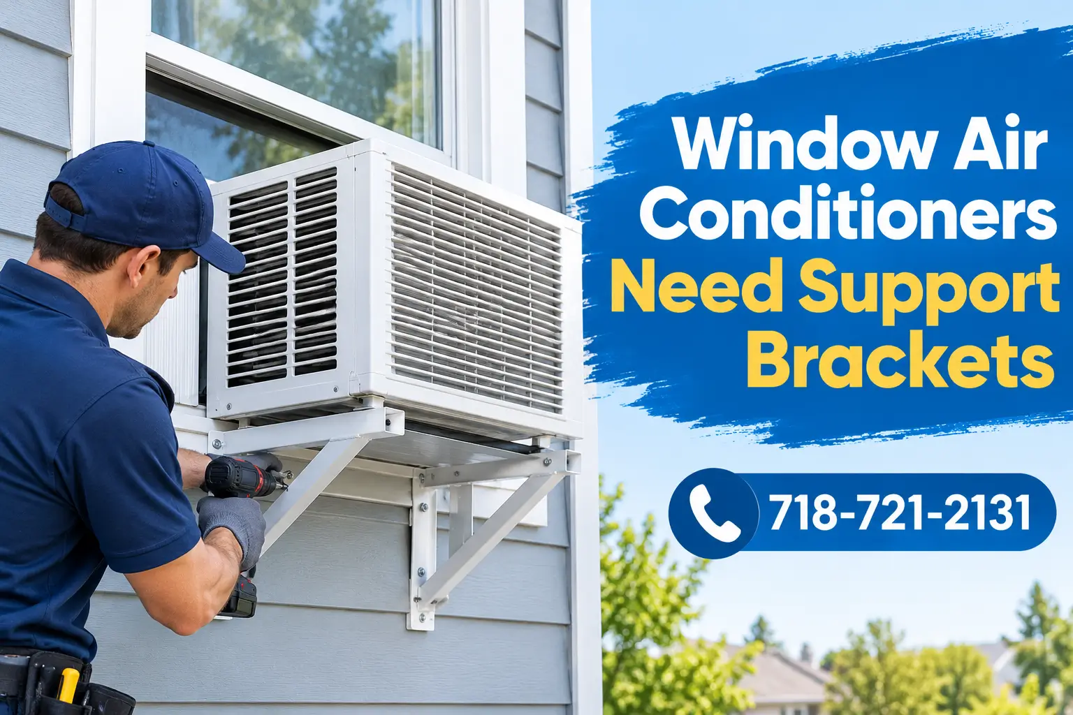 Do Window ACs Need Support Brackets?